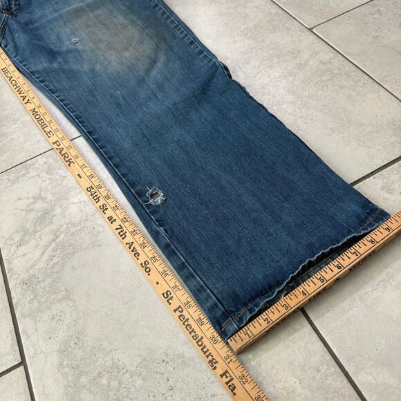 Vintage Y2K Ecko Unltd Baggy Jeans Size 40x30 Thrashed Grunge - Picture 7 of 7